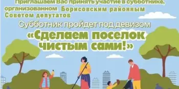 Субботник по благоустройству агрогородка Лошница
